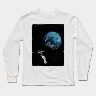 Astronaut Floating In Space Long Sleeve T-Shirt